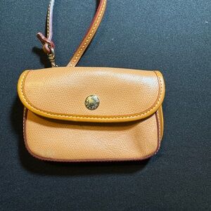 Dooney & Bourke Tan Leather Wristlet